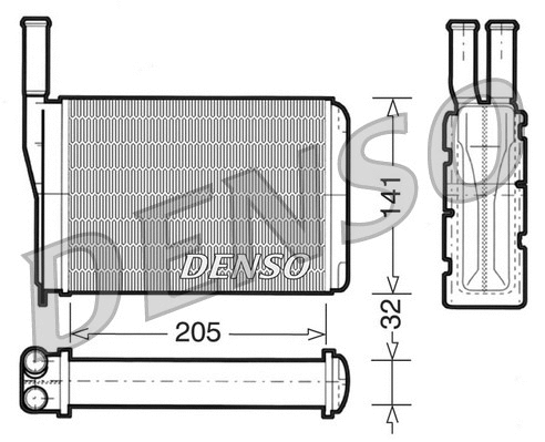 Heat Exchanger, interior heating (DRR23010)