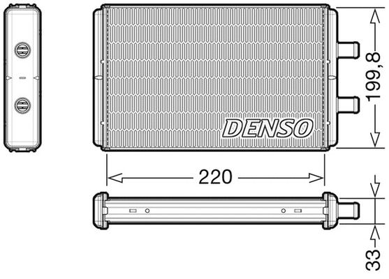 Heat Exchanger, interior heating (DRR12016)