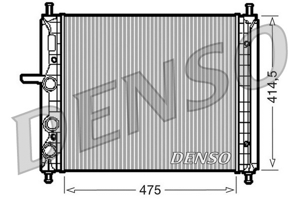 Radiator, engine cooling (DRM09034)