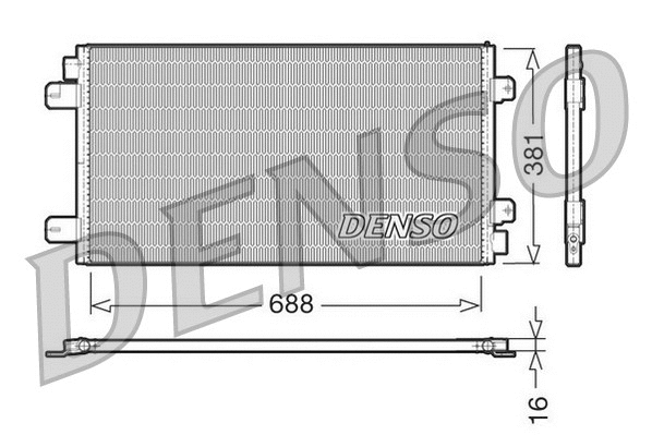 Condenser, air conditioning (DCN23024)