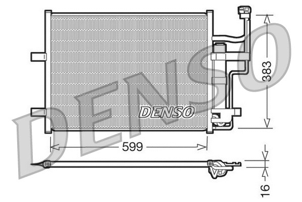 Condenser, air conditioning (DCN44003)