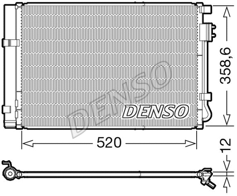 Condenser, air conditioning (DCN41011)