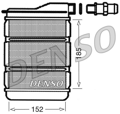 Heat Exchanger, interior heating (DRR23011)