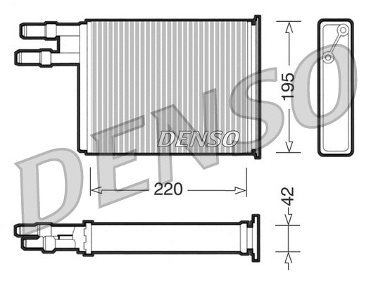 Heat Exchanger, interior heating (DRR09031)