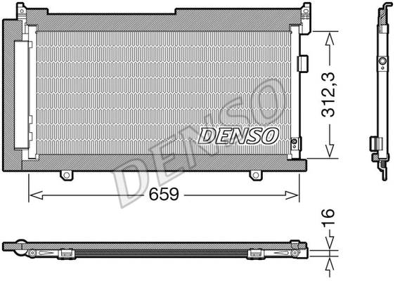 Condenser, air conditioning (DCN36006)