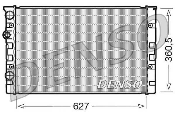 Radiator, engine cooling (DRM26006)