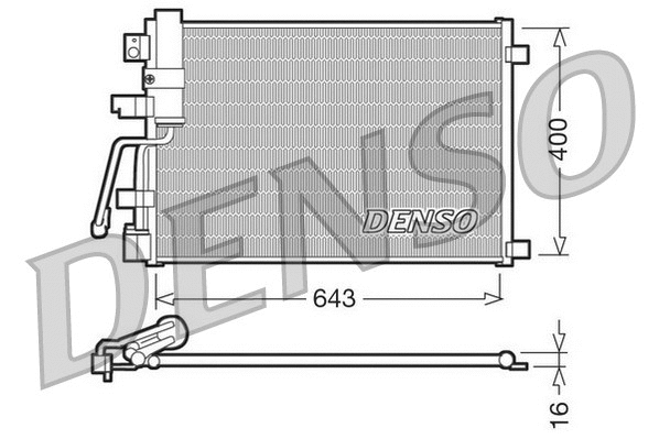 Condenser, air conditioning (DCN46003)
