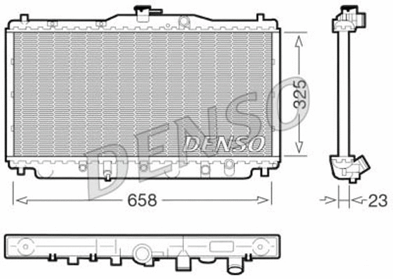 Radiator, engine cooling (DRM40001)