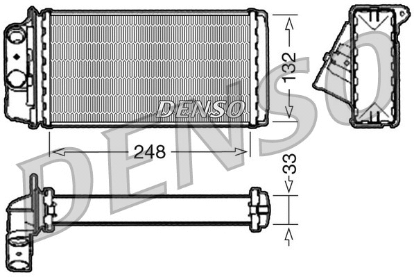 Heat Exchanger, interior heating (DRR09050)
