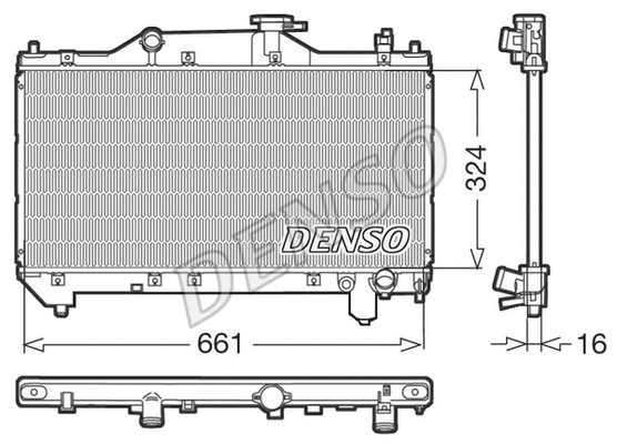 Radiator, engine cooling (DRM50031)
