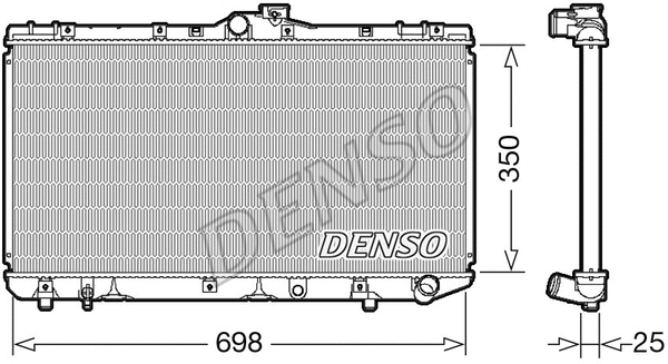 Radiator, engine cooling (DRM50079)