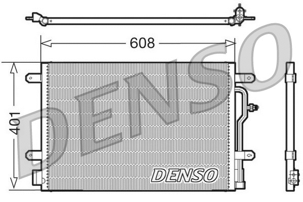 Condenser, air conditioning (DCN02011)