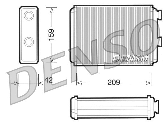 Heat Exchanger, interior heating (DRR09071)