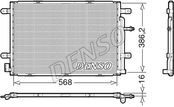 Condenser, air conditioning (DCN02039)
