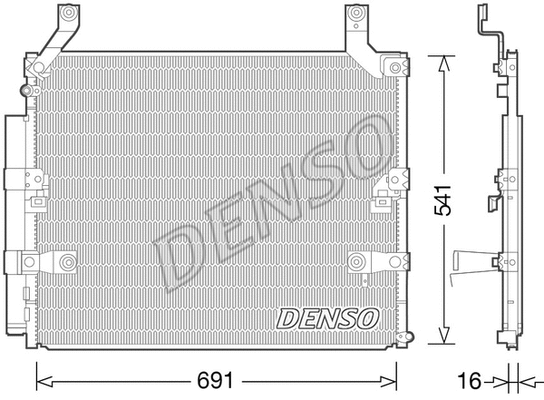 Condenser, air conditioning (DCN50032)