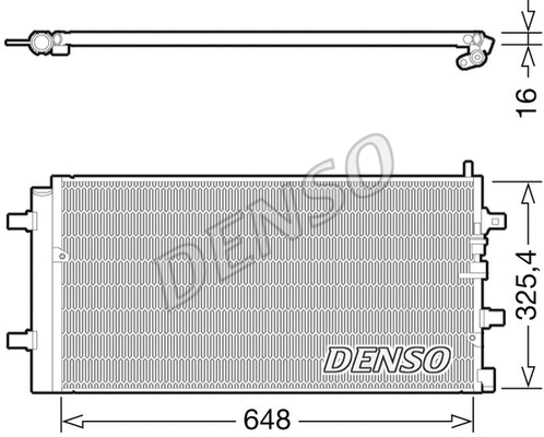 Condenser, air conditioning (DCN02002)