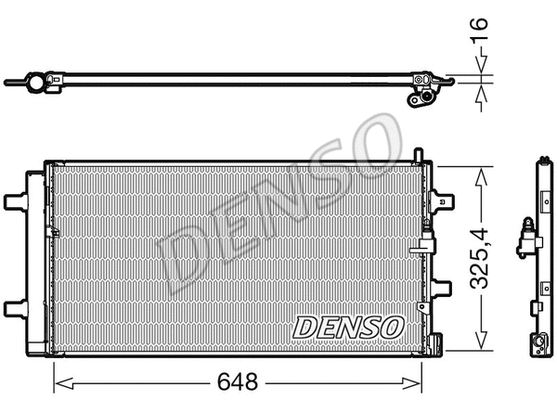 Condenser, air conditioning (DCN02040)