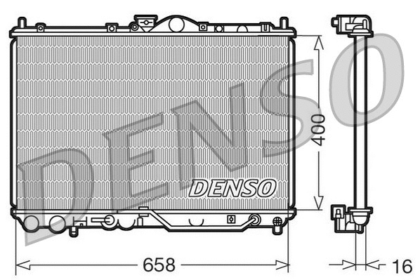 Radiator, engine cooling (DRM45011)