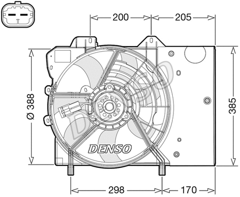 Fan, engine cooling (DER21024)