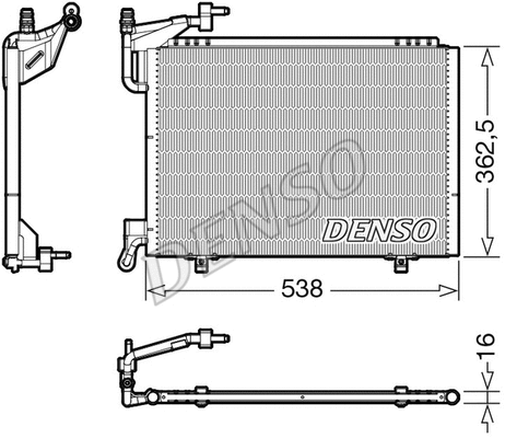 Condenser, air conditioning (DCN10042)
