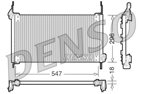 Condenser, air conditioning (DCN09016)