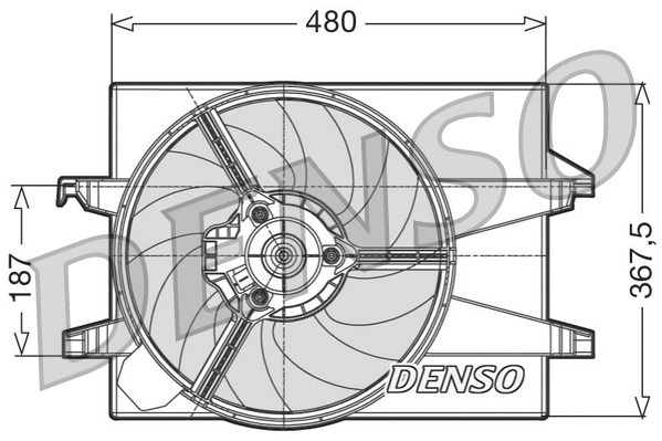 Fan, engine cooling (DER10002)