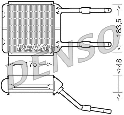 Heat Exchanger, interior heating (DRR20001)