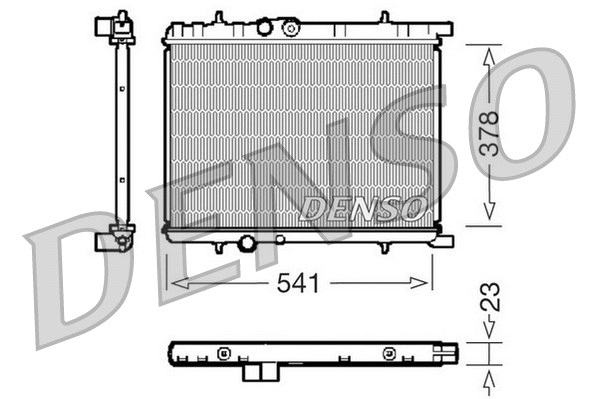 Radiator, engine cooling