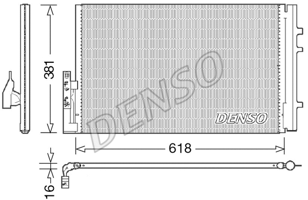 Condenser, air conditioning (DCN05014)
