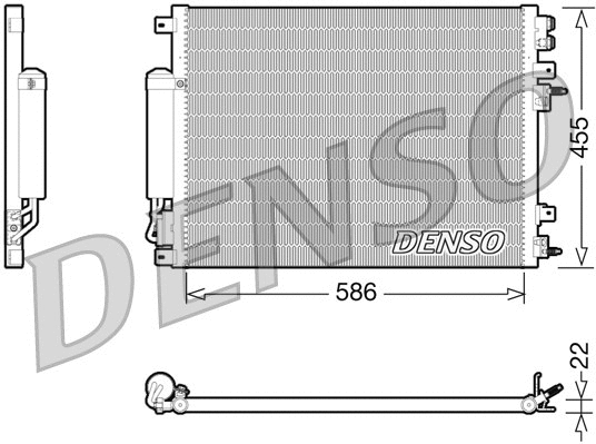 Condenser, air conditioning (DCN06001)