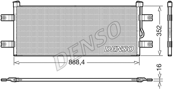 Condenser, air conditioning (DCN99068)