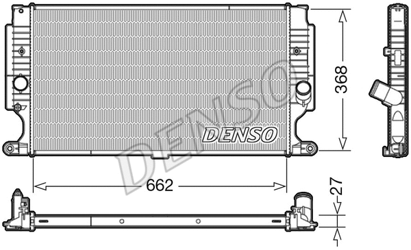 Radiator, engine cooling (DRM50090)