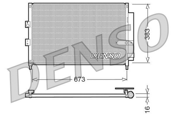 Condenser, air conditioning (DCN40003)