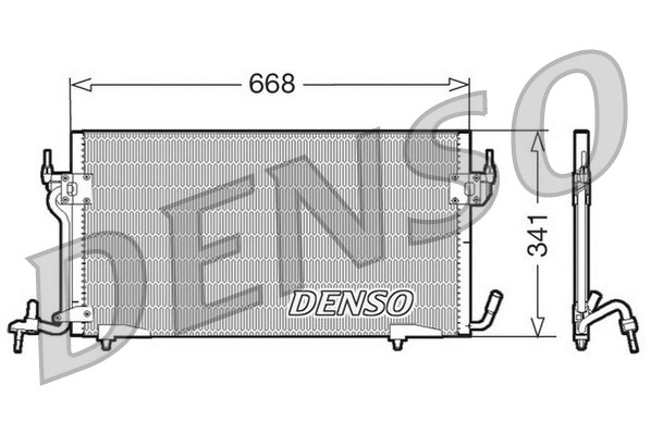 Condenser, air conditioning (DCN07010)