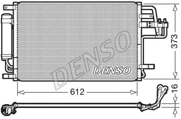 Condenser, air conditioning (DCN41007)