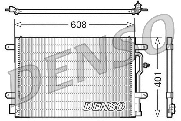 Condenser, air conditioning (DCN02012)