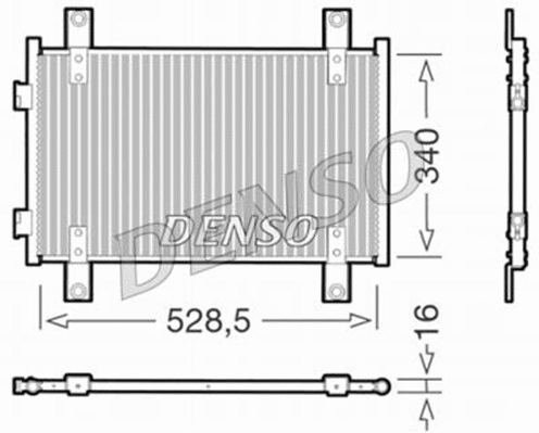 Condenser, air conditioning (DCN09051)