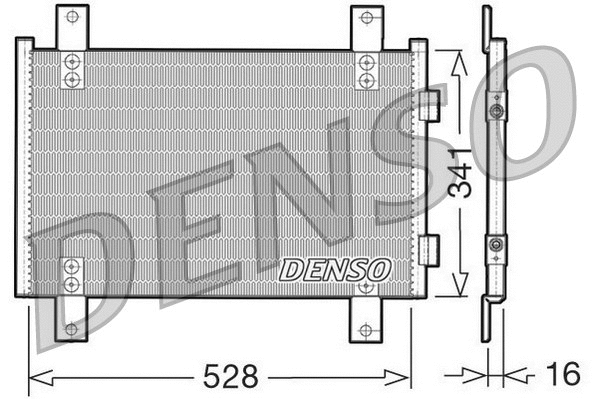 Condenser, air conditioning (DCN07001)