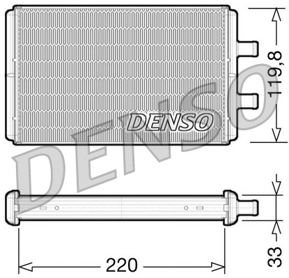 Heat Exchanger, interior heating (DRR12007)