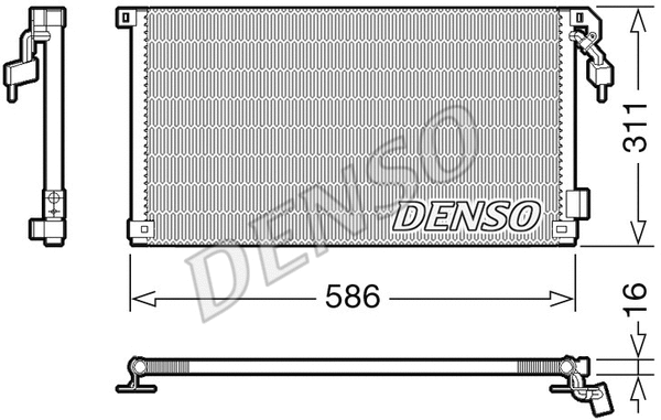 Condenser, air conditioning (DCN21012)