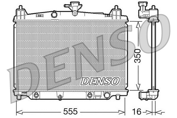 Radiator, engine cooling (DRM44018)