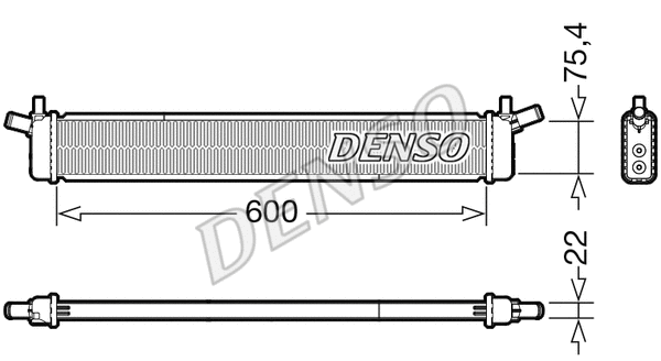 Radiator, engine cooling (DRM50136)