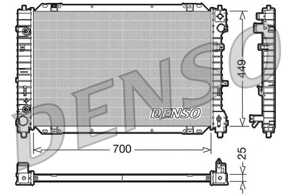 Radiator, engine cooling (DRM10089)