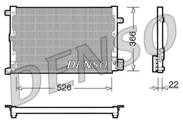 Condenser, air conditioning (DCN01020)
