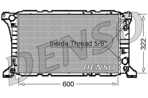 Radiator, engine cooling (DRM10096)