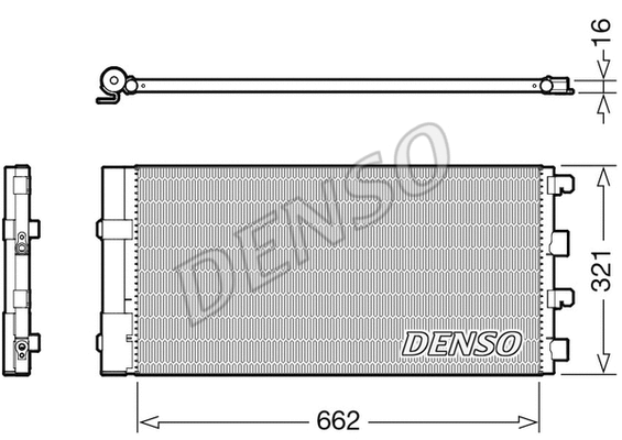 Condenser, air conditioning (DCN37003)