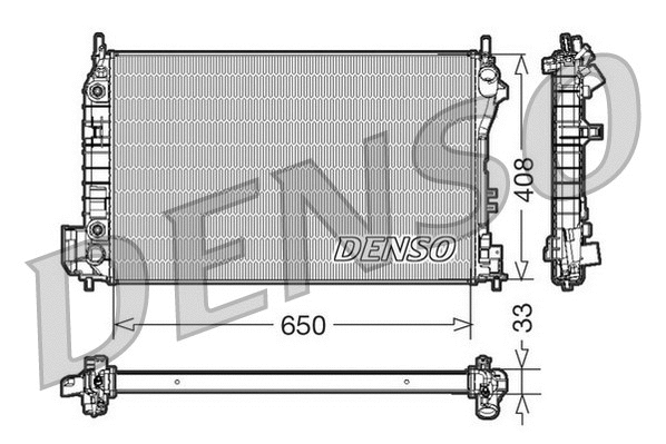 Radiator, engine cooling (DRM20089)