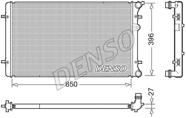 Radiator, engine cooling (DRM02025)