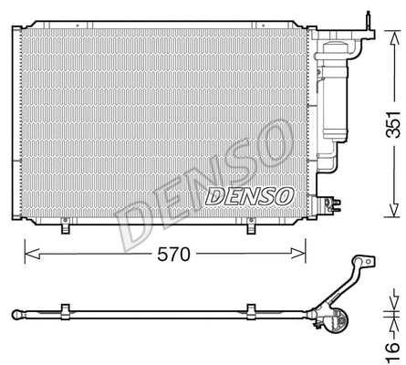 Condenser, air conditioning (DCN10035)