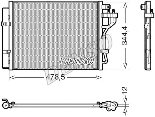 Condenser, air conditioning (DCN43006)